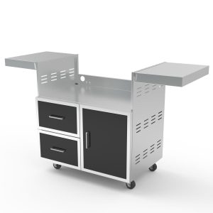 Wildfire 36-in Black SS Grill Cart - WFCART36-BSS