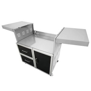 Wildfire 30-in Black SS Grill Cart - WFCART30-BSS