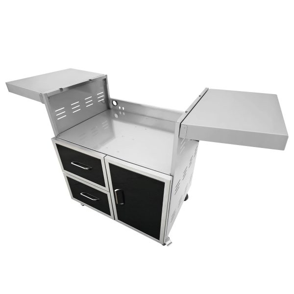 Wildfire 30-in Black SS Grill Cart - WFCART30-BSS