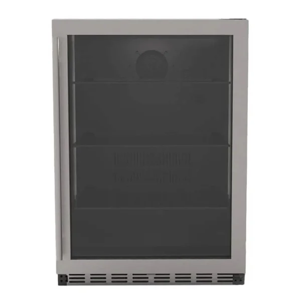 Summerset 24 Inch Outdoor Rated Refrigerator w/ Glass Door - RFR-24G