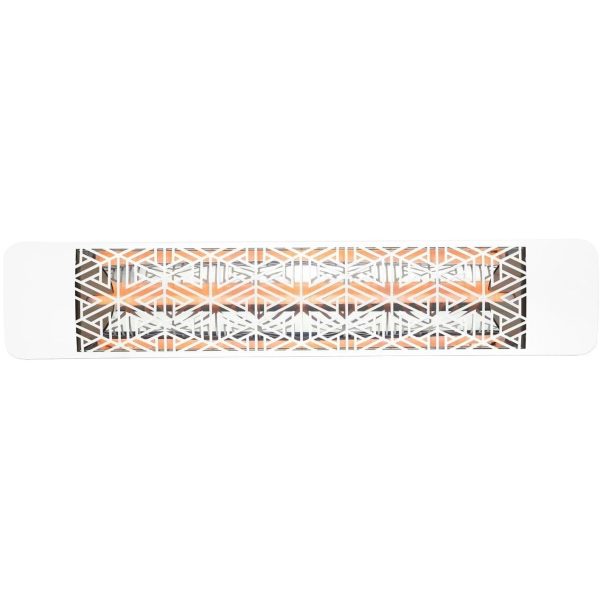 Eurofase Mason Series 39 Inch 2000 Watt Single Element Marine Grade 480V Electric Patio Heater in White - EF20480W3