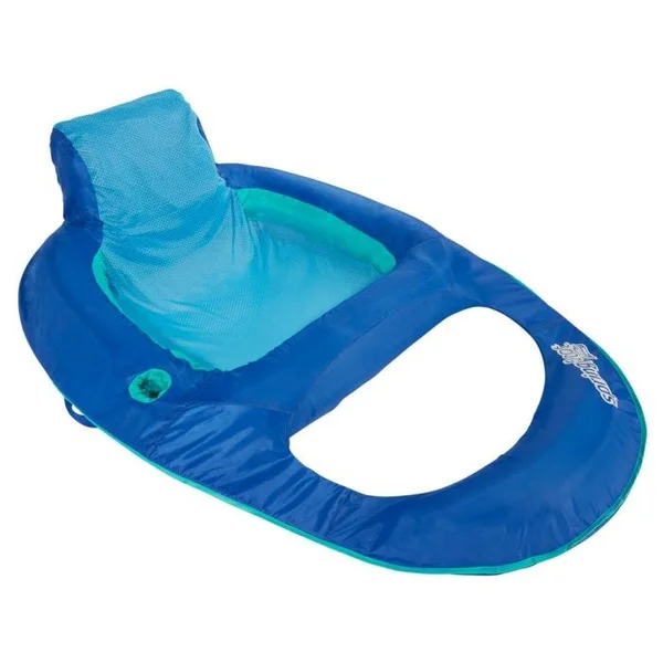 Spring Float Recliner - Swim Lounger with Hyper-Flate Valve