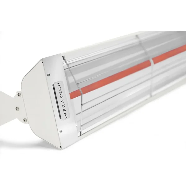 Infratech W-Series 61 1/4-Inch 3000W Single Element Electric Infrared Patio Heater - 240V - White - W3024SS-WH