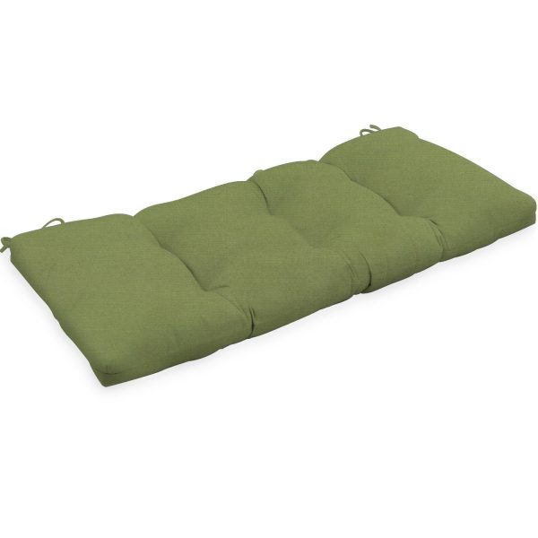 Sunbrella Spectrum Cilantro Medium Outdoor Replacement Bench Cushion By BBQGuys Signature