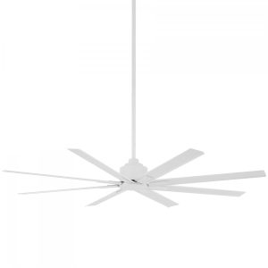 Minka-Aire Xtreme H2O 65-Inch 8-Blade Ceiling Fan in Flat White Finish W/ Flat White Blades - F896-65-WHF
