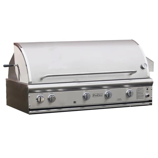 ProFire Professional Deluxe Series 48-Inch Built-In Infrared Hybrid Natural Gas Grill - PFDLX48GIH-N
