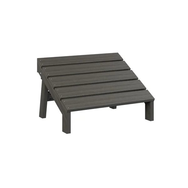 Mayhew Recycled Plastic Adirondack Ottoman in Coastal Gray by Berlin Gardens