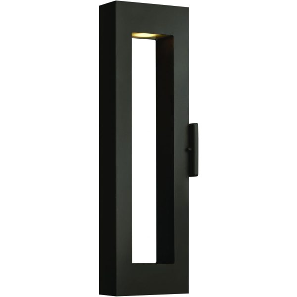 Hinkley Lighting Atlantis Two Light 24-Inch LED Dark Sky Outdoor Wall Light - Satin Black - 1644SK-LED