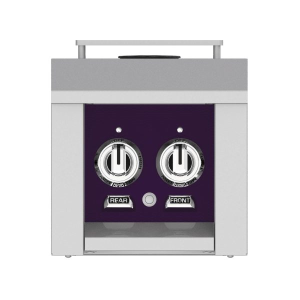 Hestan Built-In/Cart Mounted Propane Gas Double Side Burner - Lush - AGB122-LP-PP