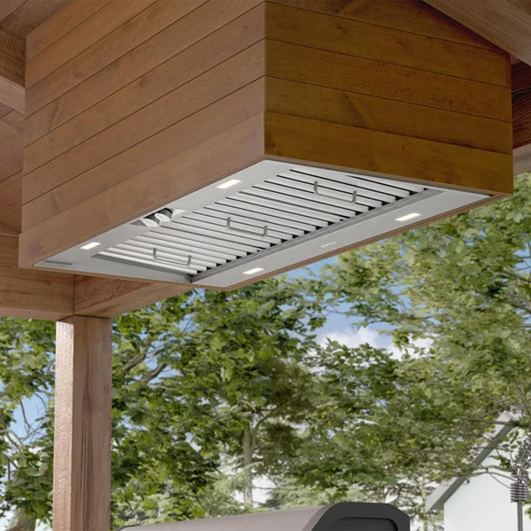 Zephyr Spruce Outdoor Pro Style 42 Inch 1200 CFM Wall Insert Hood - AK9840BS