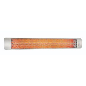 Eurofase Astra Series 61-Inch 6000 Watt Dual Element 240V Electric Infrared Patio Heater In Stainless Steel - EF60240S4