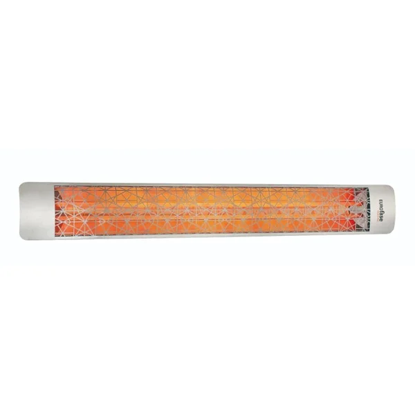 Eurofase Astra Series 61-Inch 6000 Watt Dual Element 208V Electric Infrared Patio Heater In Stainless Steel - EF60208S4