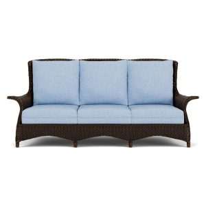 Mandalay Lloyd Loom Sofa in Mink/Demo Skyway by Lloyd Flanders