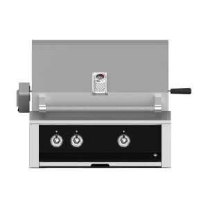 Aspire By Hestan 30-Inch Built-In Propane Gas Grill With Sear Burner & Rotisserie - Stealth - EMBR30-LP-BK