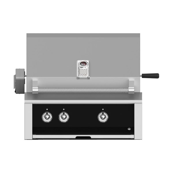 Aspire By Hestan 30-Inch Built-In Propane Gas Grill With Sear Burner & Rotisserie - Stealth - EMBR30-LP-BK