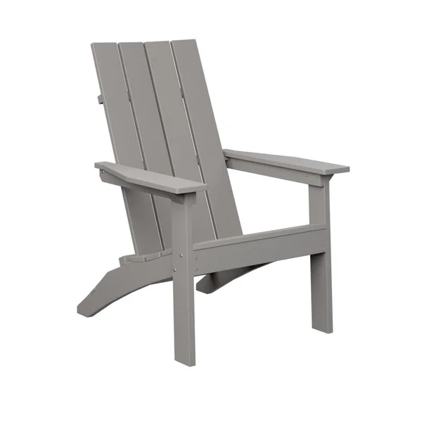 Mayhew Recycled Plastic Adirondack in Light Gray by Berlin Gardens