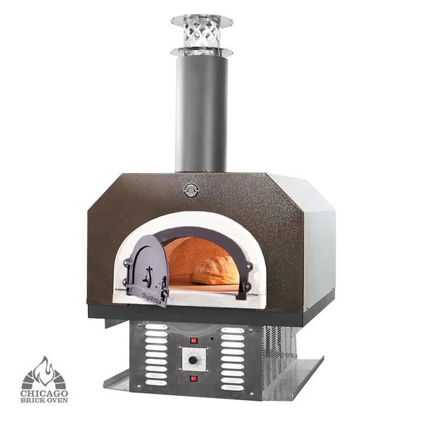 Chicago Brick Oven CBO-750 Hybrid Countertop Commercial Pizza Oven - Natural Gas - Copper Vein - CBO-O-CT-750-HYB-NG-CV-C-3K