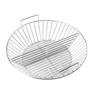 BBQGuys Signature Charcoal Basket For 24-Inch Kamado Grills - Stainless Steel - Fits Kamado Joe Pro Joe, Big Joe, Big Green Egg XL - BBQ-CAB-19-SS