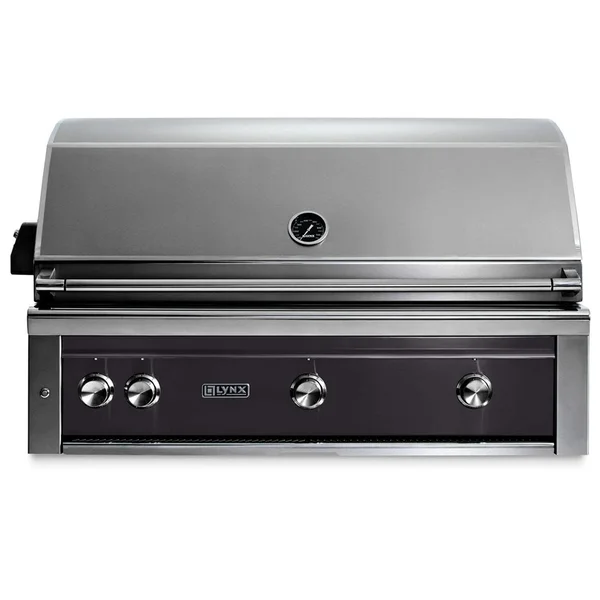 Lynx Professional 36 Inch Built-In Propane Grill w/ One Infrared Trident Burner & Rotisserie in Obsidian - L36TR-OBLP
