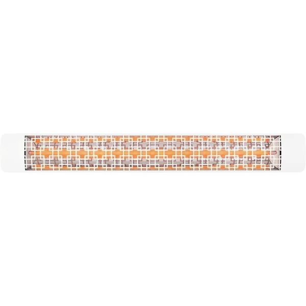 Eurofase Brix Series 61 Inch 3000 Watt Single Element Marine Grade 208V Electric Patio Heater in White - EF30208W5