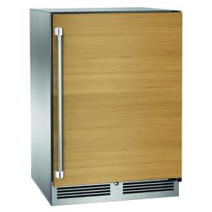 Perlick 24-Inch Signature Series Stainless Steel Panel Ready Outdoor Wine Reserve - Right Hinged - HP24WO-4-2R