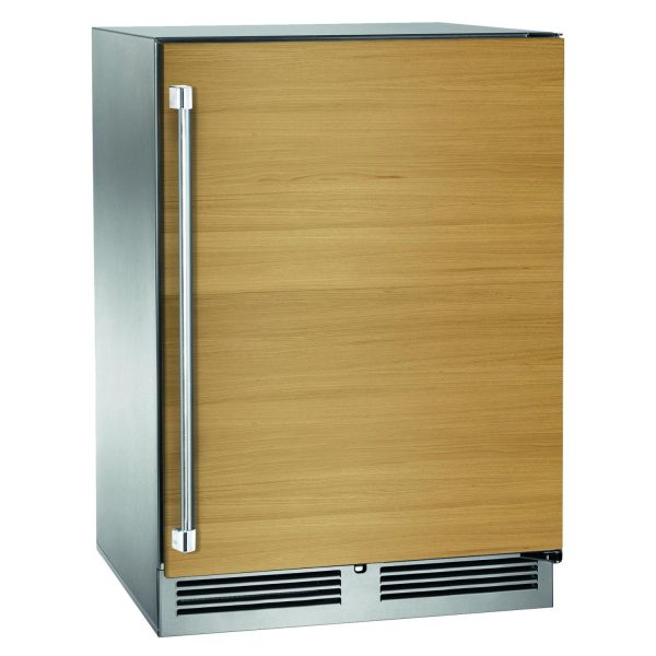 Perlick 24-Inch Signature Series Stainless Steel Panel Ready Outdoor Wine Reserve - Right Hinged - HP24WO-4-2R