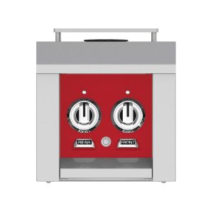 Hestan Built-In/Cart Mounted Propane Gas Double Side Burner - Matador - AGB122-LP-RD