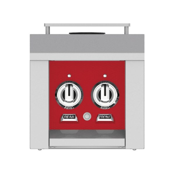 Hestan Built-In/Cart Mounted Propane Gas Double Side Burner - Matador - AGB122-LP-RD