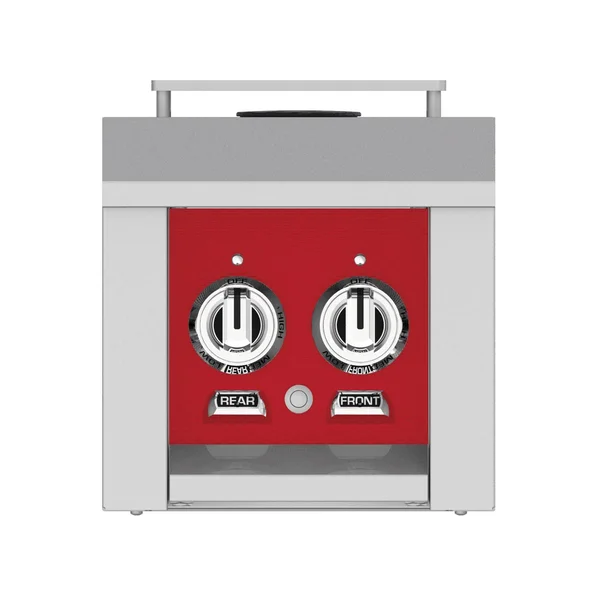 Hestan Built-In/Cart Mounted Propane Gas Double Side Burner - Matador - AGB122-LP-RD