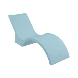 Signature Polyresin Deep In Pool Chaise Lounge in Frost by Ledge Lounger