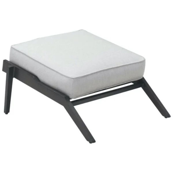 Adeline Ottoman - Wenge / Silvered Dove