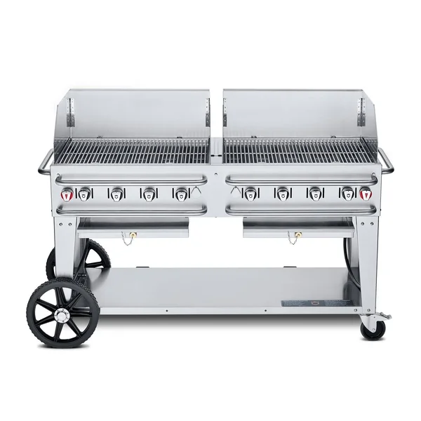 Crown Verity 60-Inch Rental Propane Grill Windguard Package - CV-RCB-60WGP