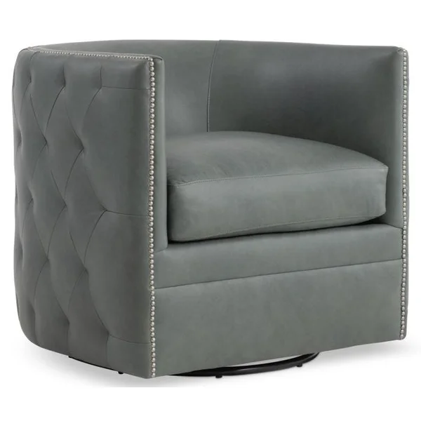 Palazzo Leather Swivel Chair