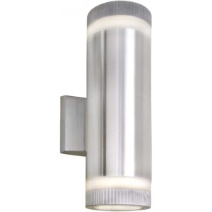 Maxim Lightray Two Light 12-Inch Outdoor Wall Light - Brushed Aluminum - 6112AL