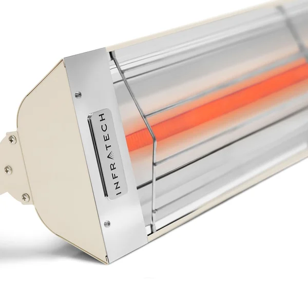 Infratech W-Series 48 Inch 2600W Single Element Electric Patio Heater - 240V - Almond - W2624AL