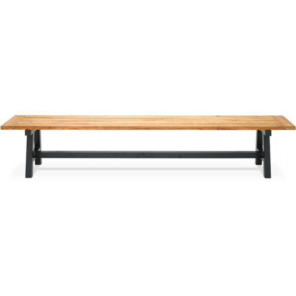 Wood Grove 78 Inch Reclaimed Teak Dining Bench by Lakeview Outdoor Designs