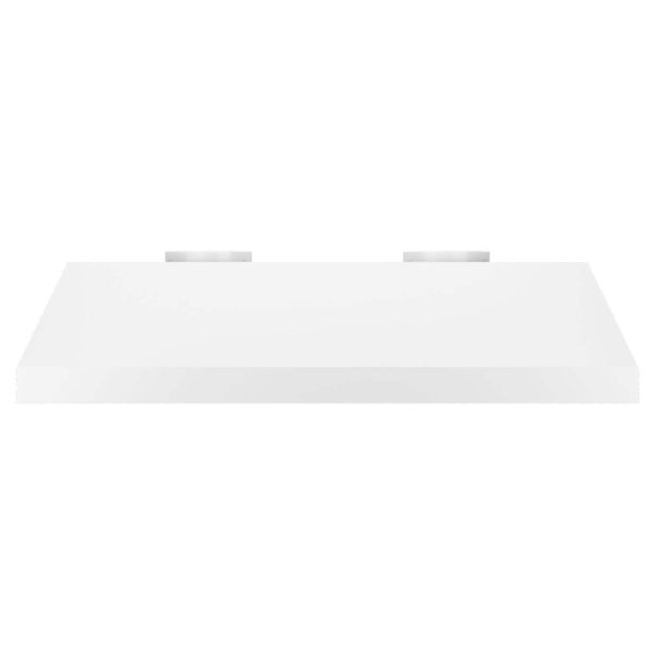 Vent-A-Hood 52 Inch 1200 CFM Wall Mount Liner Insert in White w/ Blower Transition