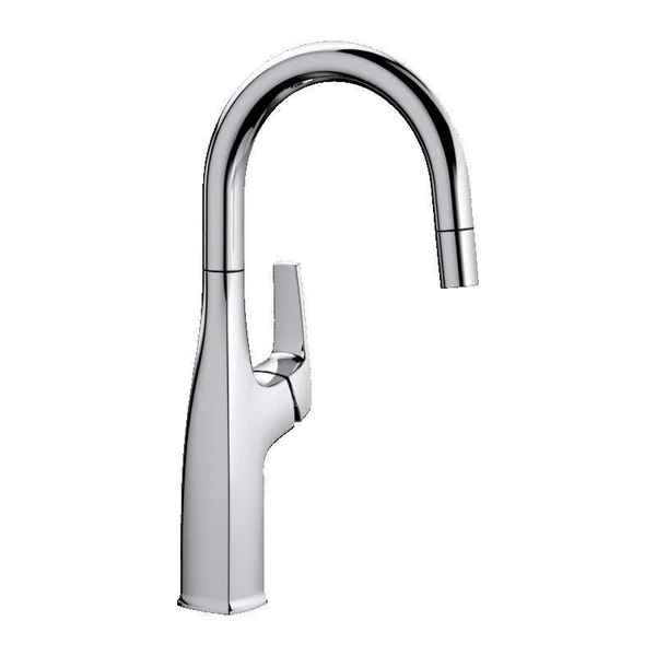 Blanco Rivana 15 Inch Bar Faucet w/ Single Spry - Chrome - 442681