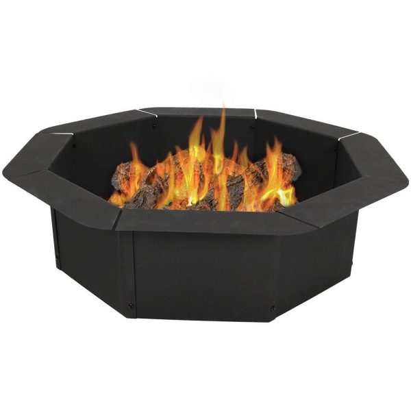 38 Inch Steel Wood-Burning Fire Pit in by Ultimate Patio
