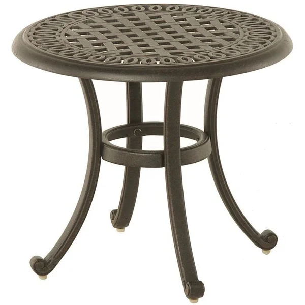 Bella 21" Round Tea Table - Desert Bronze
