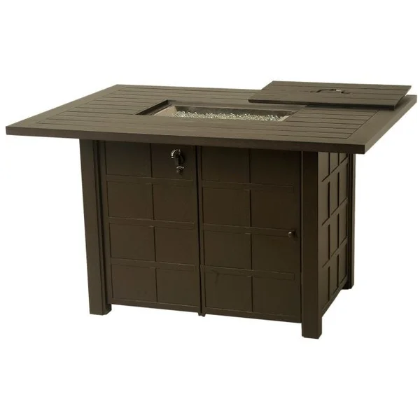 Sherwood 47" x 64" Counter Height Gas Fire Pit Table