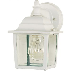 Maxim Builder Cast One Light 8-Inch Outdoor Wall Light - White - 1025WT