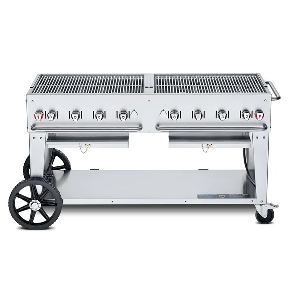 Crown Verity 60-Inch Mobile Natural Gas Grill - CV-MCB-60NG