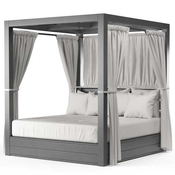 Redondo Aluminum Daybed in Slate/Cast Silver by Sunset West