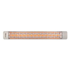 Eurofase Brix Series 61 Inch 3000 Watt Single Element Marine Grade 480V Electric Patio Heater in Stainless Steel - EF30480S5
