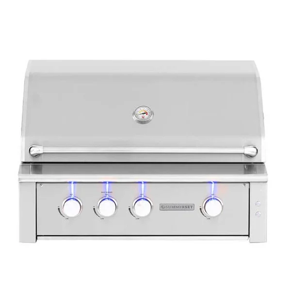 Summerset Alturi 36-Inch 3-Burner Built-In Propane Gas Grill With Stainless Steel Burners & Rotisserie - ALT36T-LP