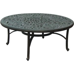 Series 80 52 Inch Cast Aluminum Coffee Table w/ Ice Bucket by Darlee
