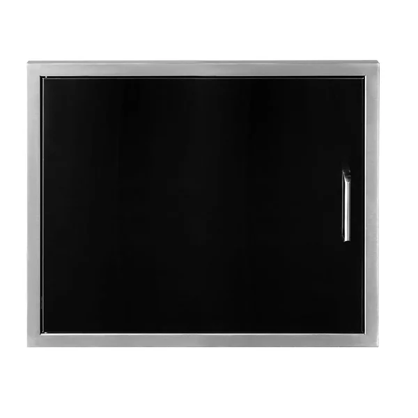 Wildfire 27 X 20 Black 304 SS Horizontal Single Access Door - WFHSD2720-BSS