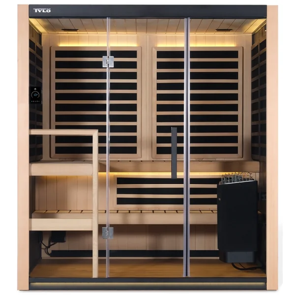 Kiruna 3 Hybrid 220v 30 Amp - 3 Person InfraSauna