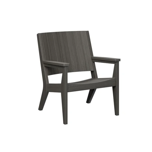 Mayhew Recycled Plastic Club Chair in Coastal Gray by Berlin Gardens